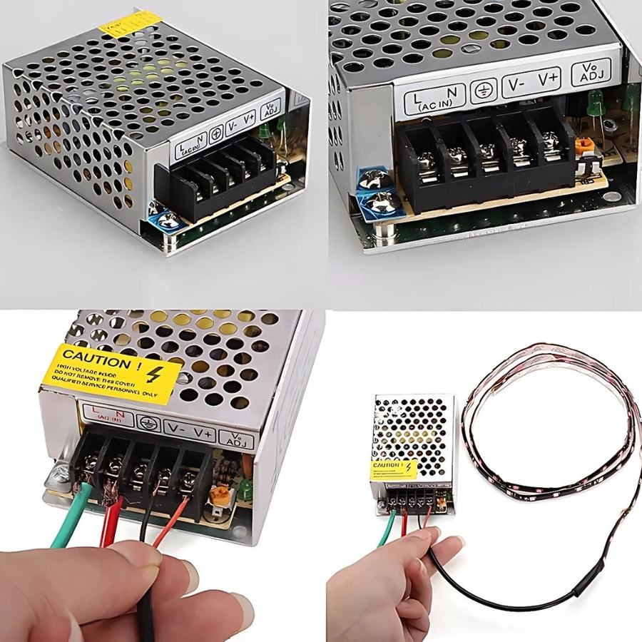 Fuente Metalica Conmutada 25 Watts Switcheada 12v - 2a
