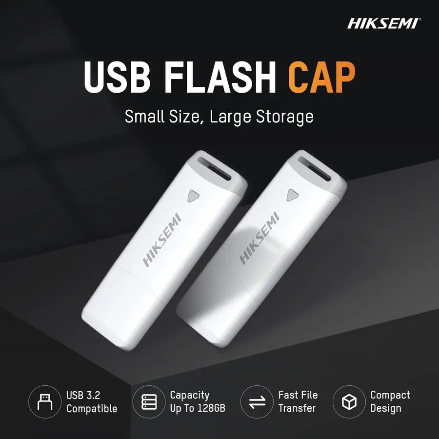 Pendrive 64GB Usb 2.0 Blanco Hiksemi