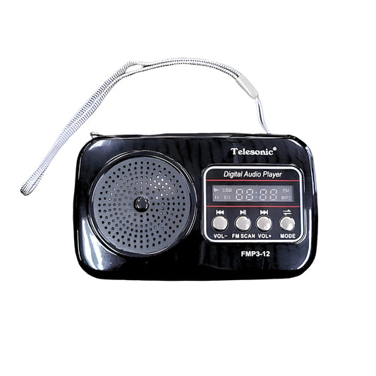 Radio Portátil Recargable Telesonic Mod FMP3-12