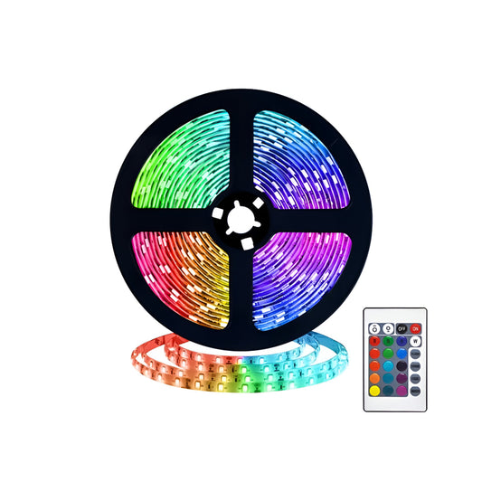 Tira De Luz Led Rgb 5050 Tv Usb 3 Metros