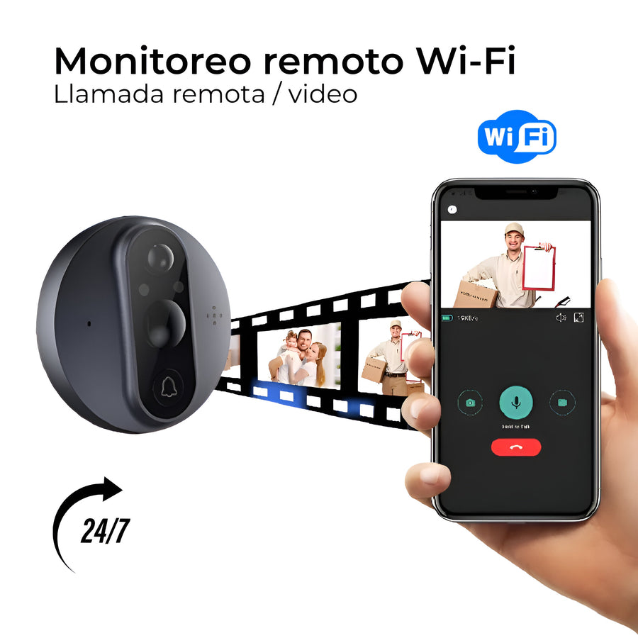Timbre Inteligente Video Portero Wi-Fi Db-09