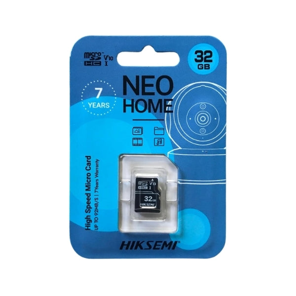 Memoria Micro SD 32GB Clase 10 HIKVISION
