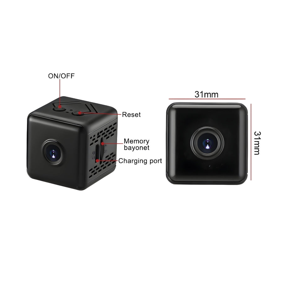 Mini Camara 1080p Espia Wi-Fi Inalambrica X6d