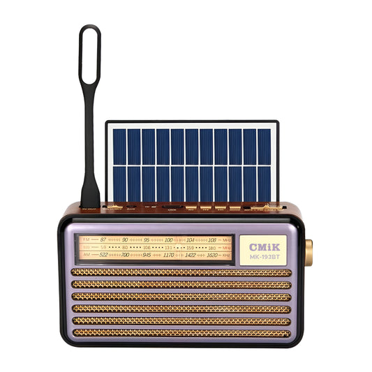 Radio Portatil Retro Am / Fm Cmik Mk-193Bt
