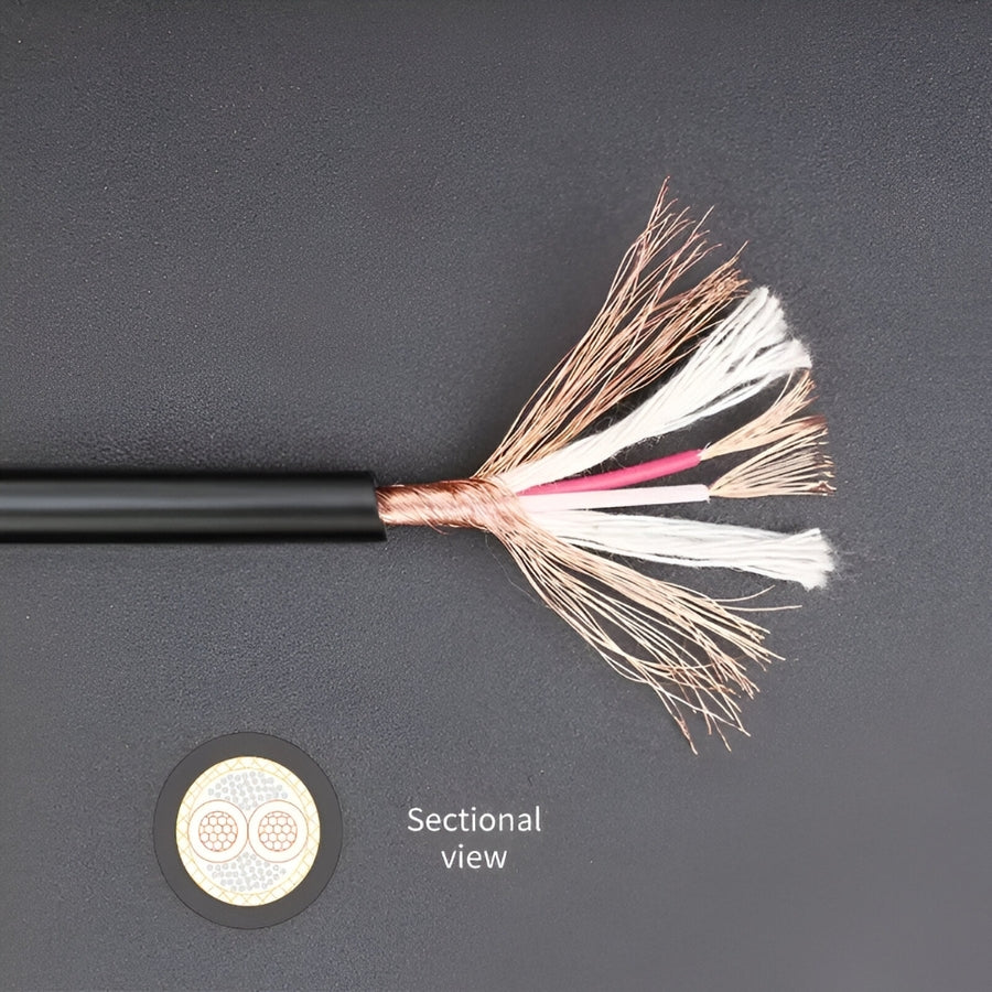 Cable De Audio Plug 1/4 - Canon Hembra 3 Metros