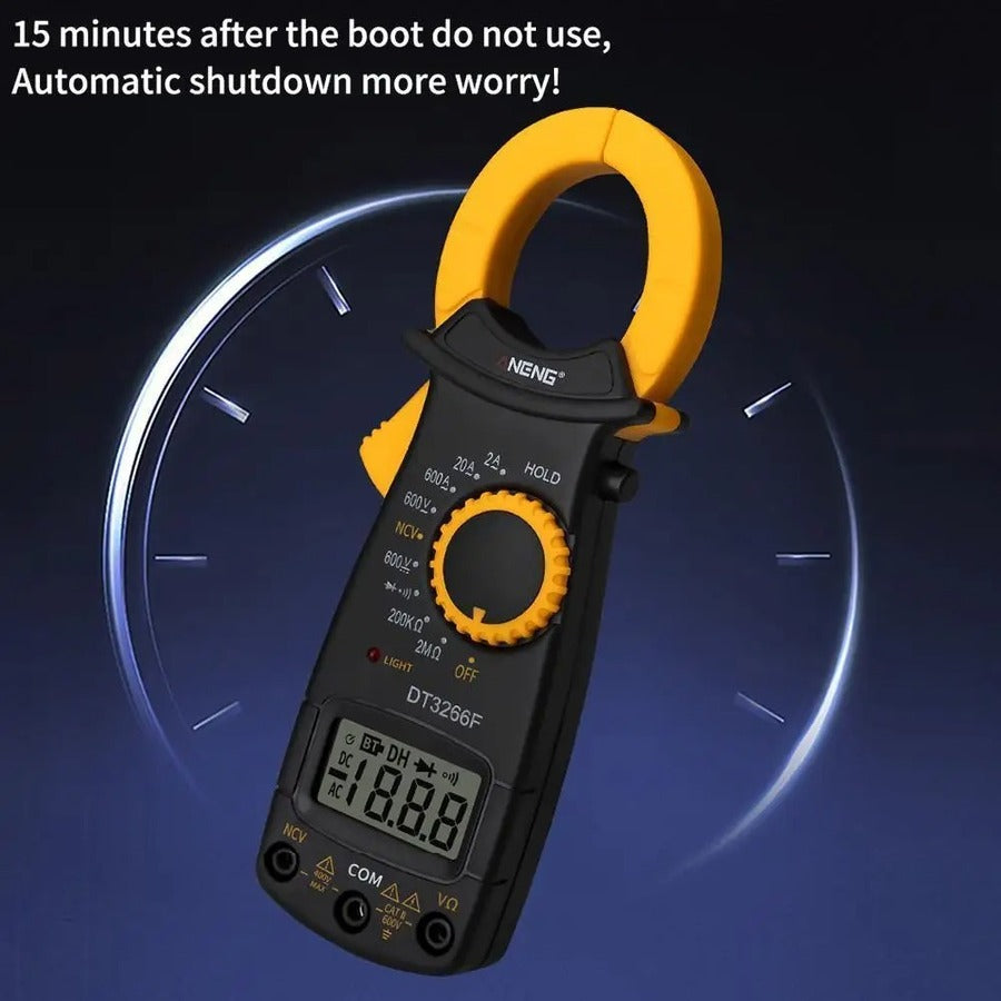 Pinza Amperimetrica Tester Multimetro Digital Dt-3266f