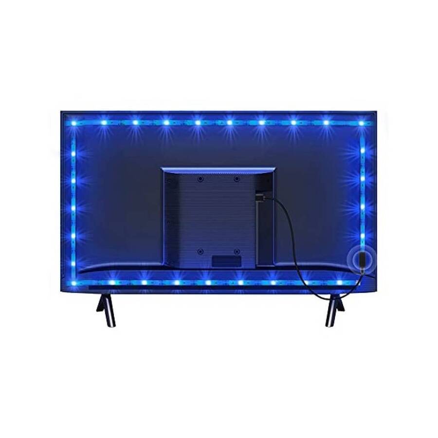 Tira De Luz Led Rgb 5050 Tv Usb 5 Metros