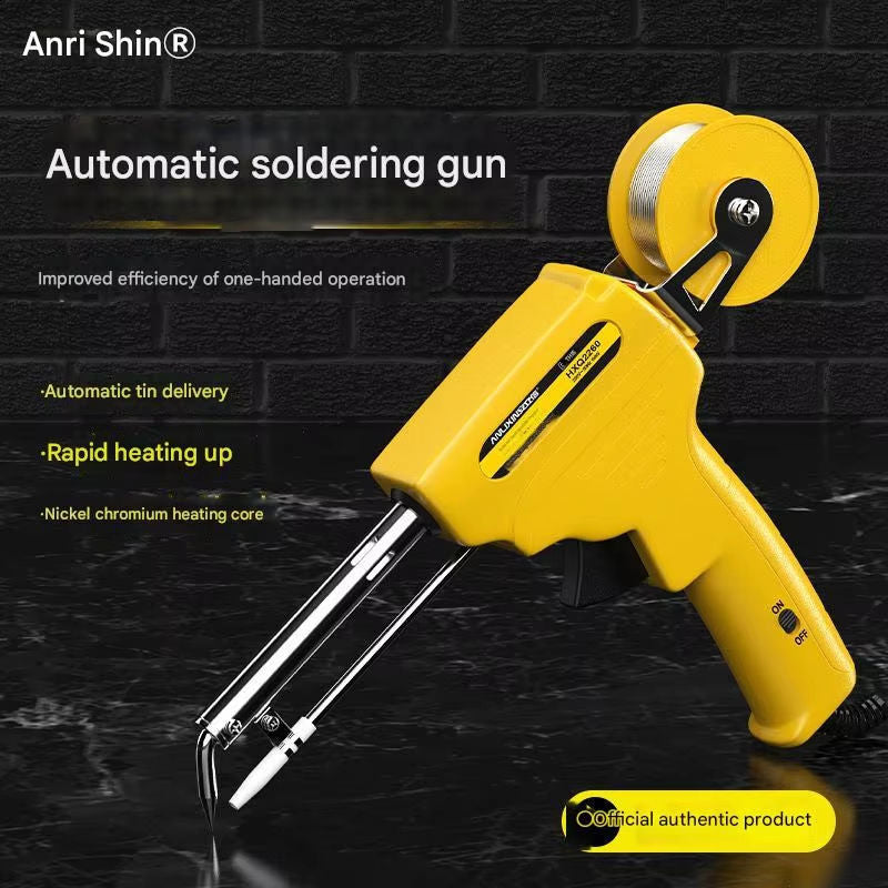 Pistola De Soldar Automatica 60w C/dispensador Estaño CJ129b