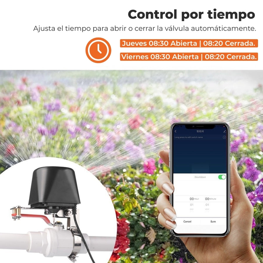 Valvula Inteligente Tuya Smart Control De Gas y Riego