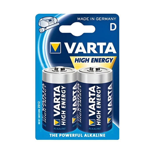Pila Tipo D Grande Alcalina Varta 1.5v x 2 Unidades