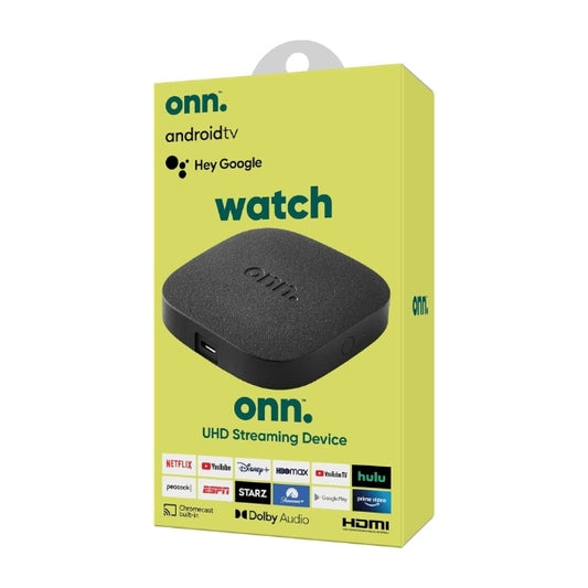 TvBox Smarter Watch Onn 4k Dolby Audio Streaming Box