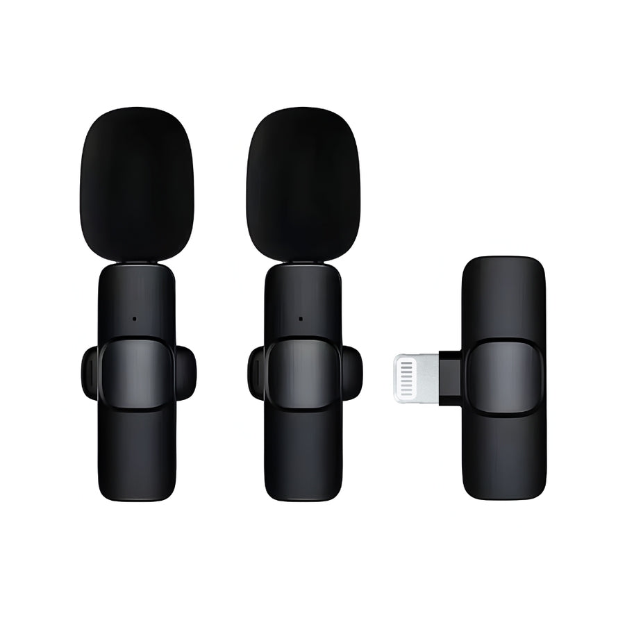 Set 2 Microfonos Solaperos Lightning Para Celular K9-IOS