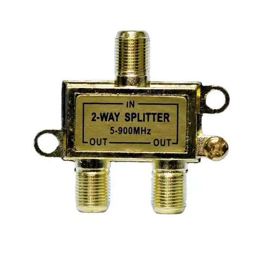 Splitter 2 Vías 1 Jack F Rosca a 2 Jack F Rosca 5-900 MHz