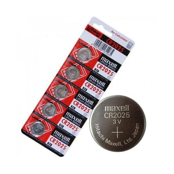 Pila De Litio Cr2025 Maxell 3v x 2 Unidades