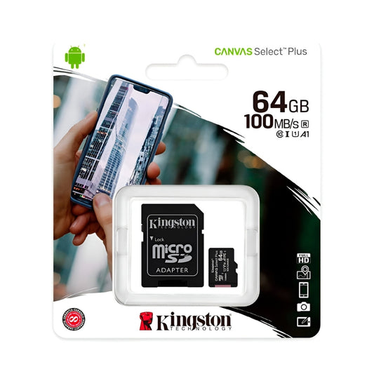 Memoria Micro SD 64GB Clase 10 KINGSTON