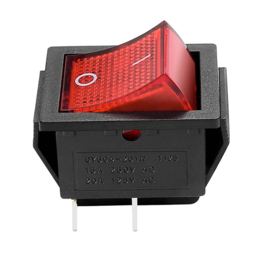 Llave Tecla Switch Roja 2 Posiciones 4 Contactos On / Off