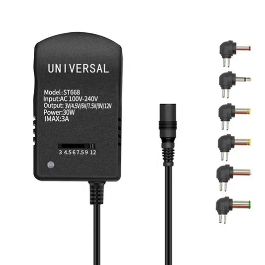 Fuente Multivoltaje 3-12v c/Switch y Puntas Intercambiables
