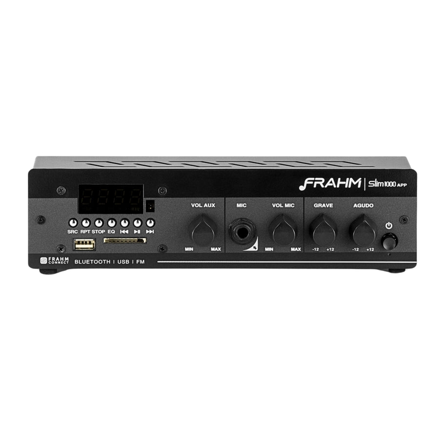 Sintoamplificador Slim-1000App Bluetooth / Fm 30w Frahm