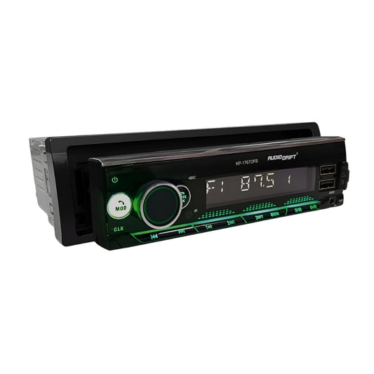 Radio Para Auto Audrift Desmontable  Bt / Am / Fm Kp-1767DFB