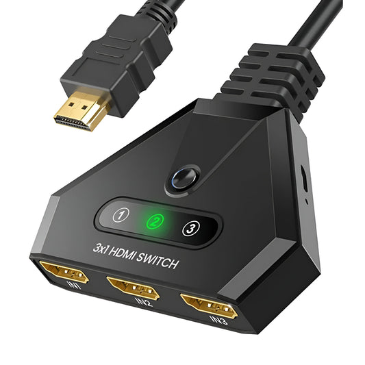 Switch Hdmi 3x1 4K Selector Multiple