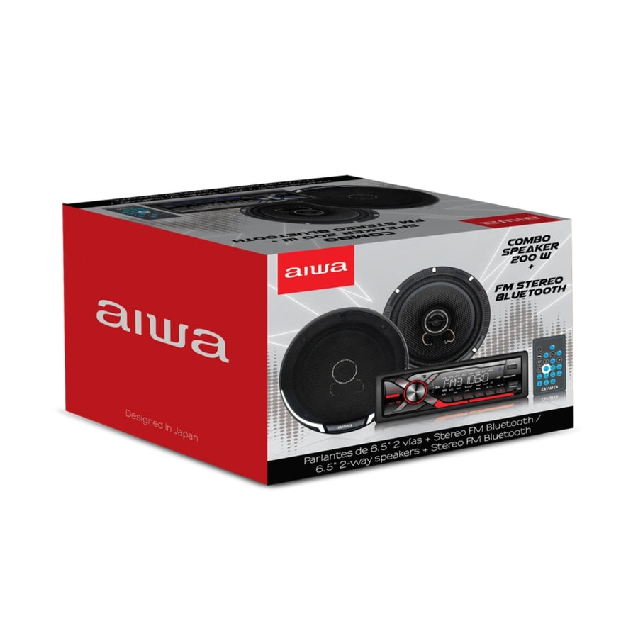 Radio Para Autos Combo c/Parlantes Aiwa Awc-2016 Bt
