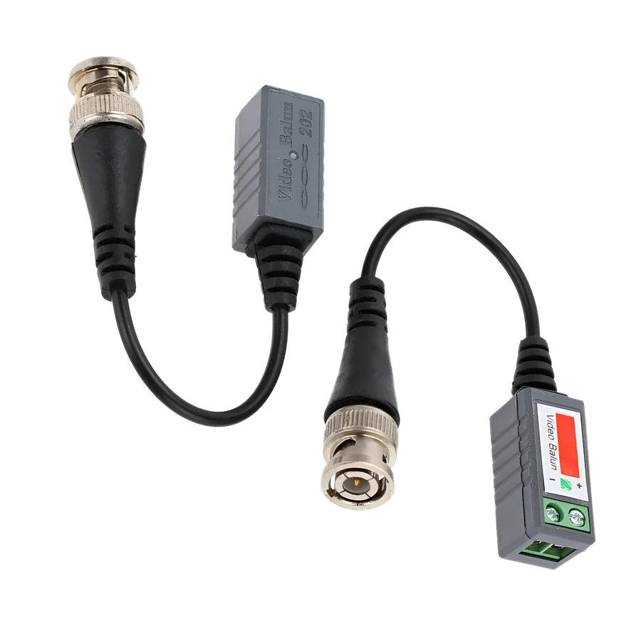 Balun Utp Kit x 2 Unidades Plug Bnc c/Cable