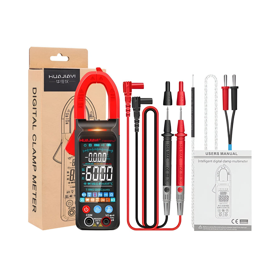 Pinza Amperimetrica c/Autorango Corriente C/A Fs-8330 Pro