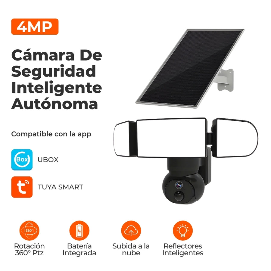 Camara De Seguridad Tuya 4Mp c/Panel Solar (Wi-Fi) CA0464