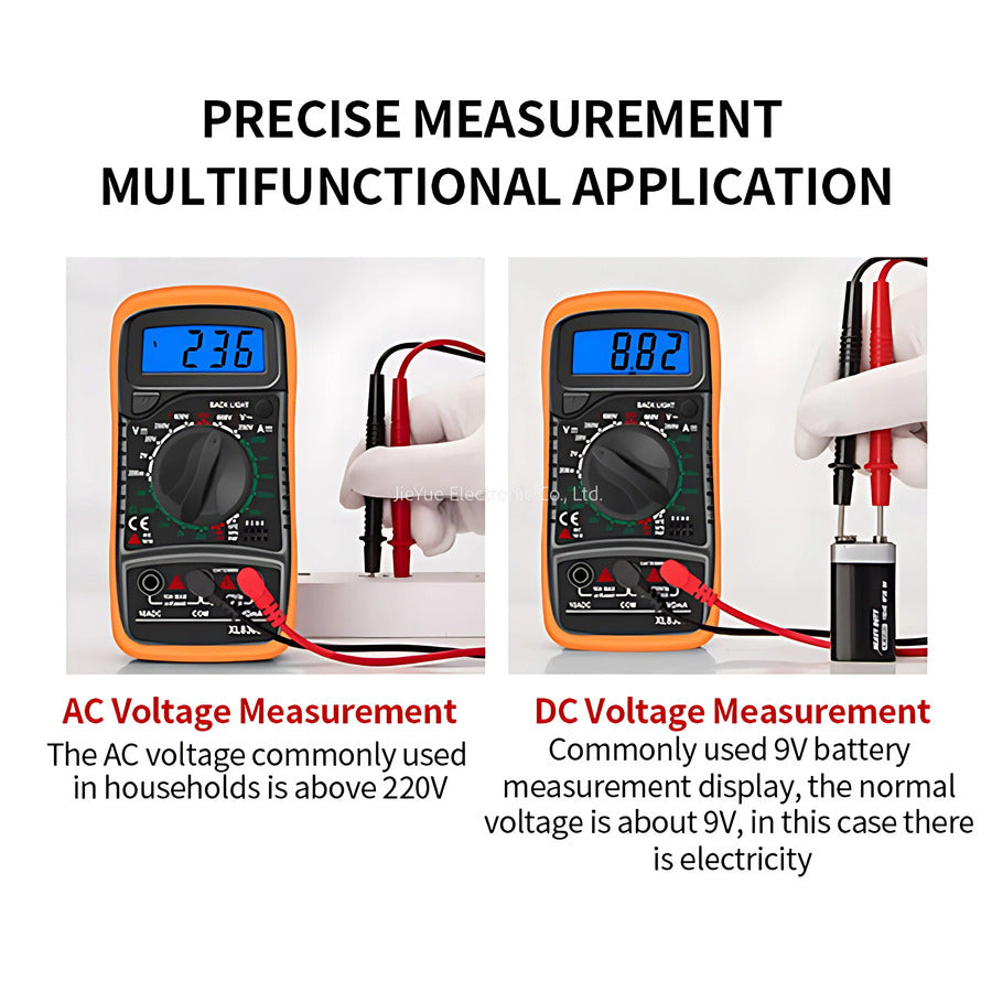 Tester Multímetro Digital Lcd Ac/Dc XL-830L Voltimetro
